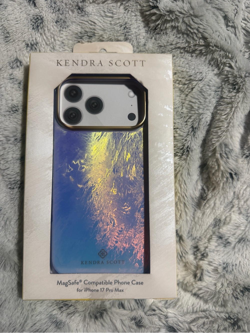 Kendra Scott Iridescent Blue-Purple-Gold MagSafe Phone Case